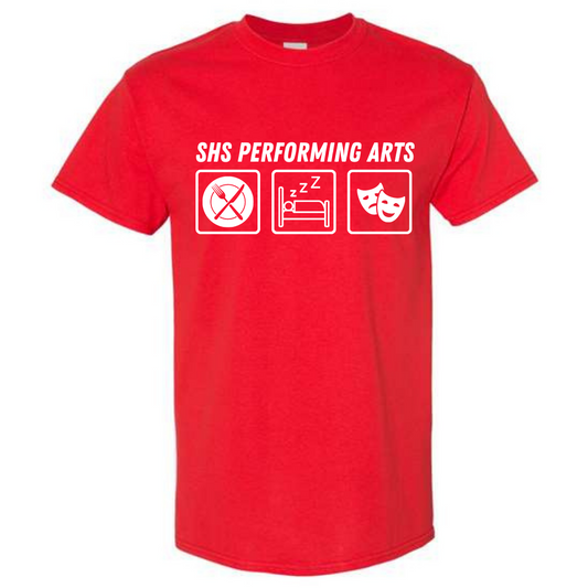 Youth Short Sleeved T-Shirt ~ Eat-Sleep-Theater